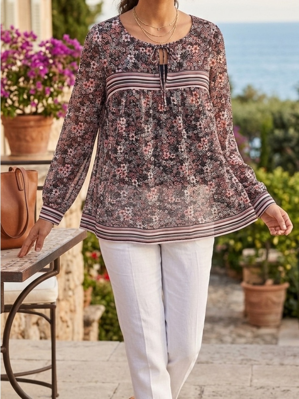 LOFT Peasant Blouse